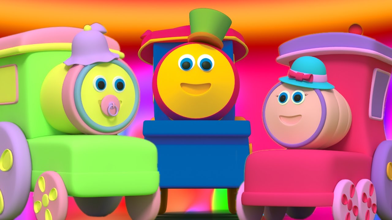 รถไฟบ๊อบ | ครอบครัวนิ้ว | เพลงโรงเรียนอนุบาล | Bob The Train | Finger ...