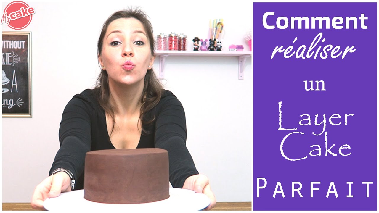 Monter un Layer Cake - Comment couper, fourrer et couvrir un gâteau de Cake Design - MyCake