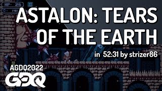 Astalon: Tears of the Earth by strizer86 in 52:31 - AGDQ 2022 Online