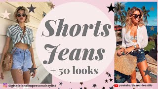 + 50  Maneiras de Elevar Seus Looks com Shorts Jeans#ElevandooLook #OutfitsComShortsJeans screenshot 2