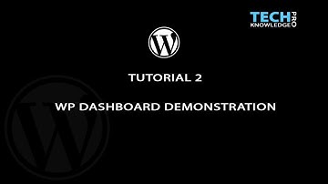 WordPress for Beginners in urdu/hindi 2017 | Tutorial 2: how to use wordpress dashboard