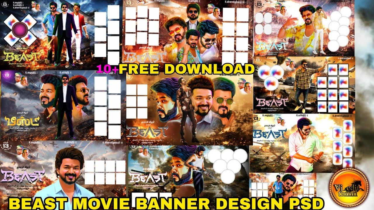 Beast Banner Psd free Download link - YouTube