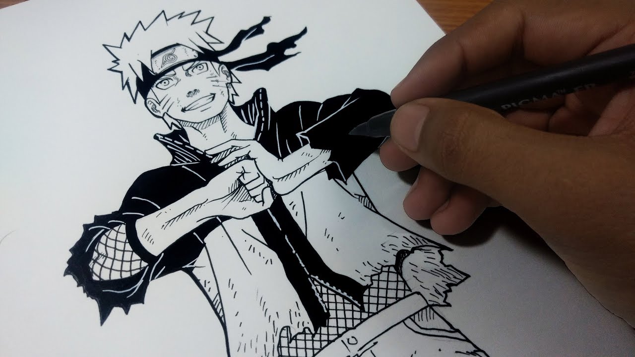 Drawing Naruto Uzumaki Manga Sketch Naruto Shippuden