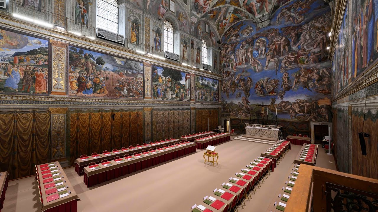 Konklave zur Wahl des neuen Papstes beginnt: Einzug der Wahlkardinäle