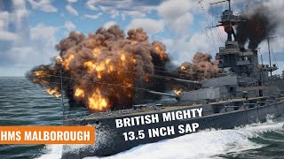 HMS Malborough - Expensive But Hard Hitting [War Thunder]