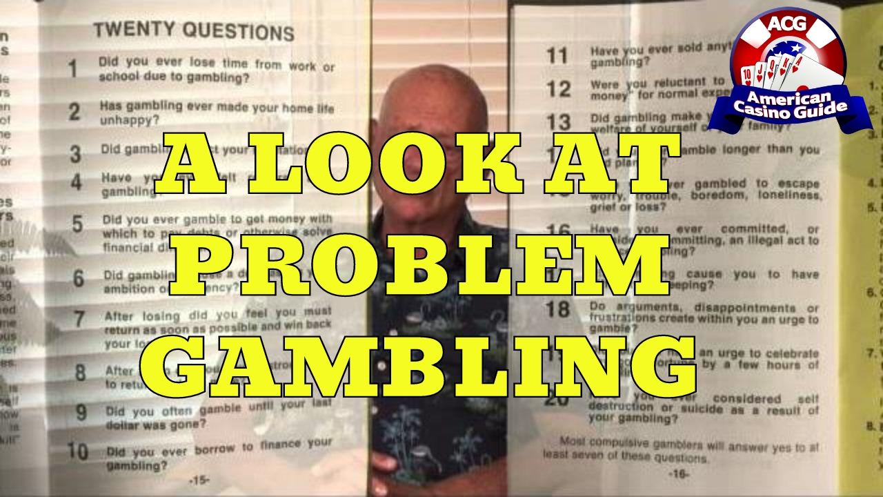 Gambling problem checklist Roulette die ersten vier