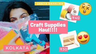 Craft Supplies Haul ✨ | Wholesale Price | DIY | Saniya Bahalwa