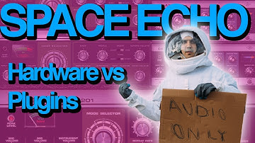 Roland RE-201 Hardware Space Echo vs AudioThing and UAD Plugins (no talking)