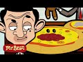 Pizza bean  mr bean cartoon season 2  full episodes  mr bean official
