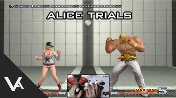 The King of Fighters XIV / 14 Trial Mode - Alice (1080p 60fps)