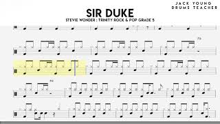 Sir Duke  Trinity Rock & Pop Drums Grade 5