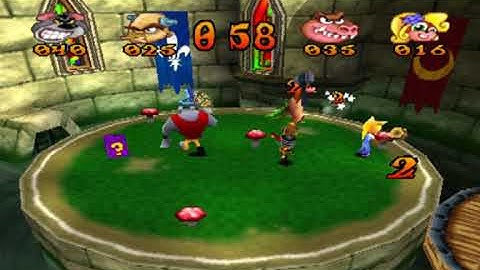 Crash Bash (PSX) - (Medieval Mayhem Tournament) - (2/2)