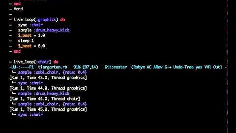 Extremely basic proof of concept: Shaders in SonicPi