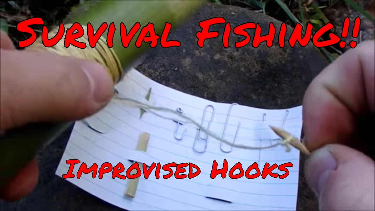 Survival Fishing Improvised Hooks YouTube