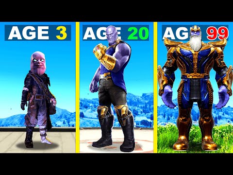 Surviving 99 YEARS As THANOS In GTA 5 ...