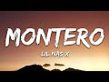 Lil Nas X - Montero ( call me when you need ) 1 hour lyrics