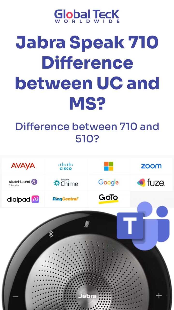 Jabra Speak 710: MS Teams vs. UC—What's the Difference? #shorts