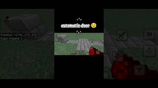 automatic door 🥱 #minecraft #viral #trending #shorts