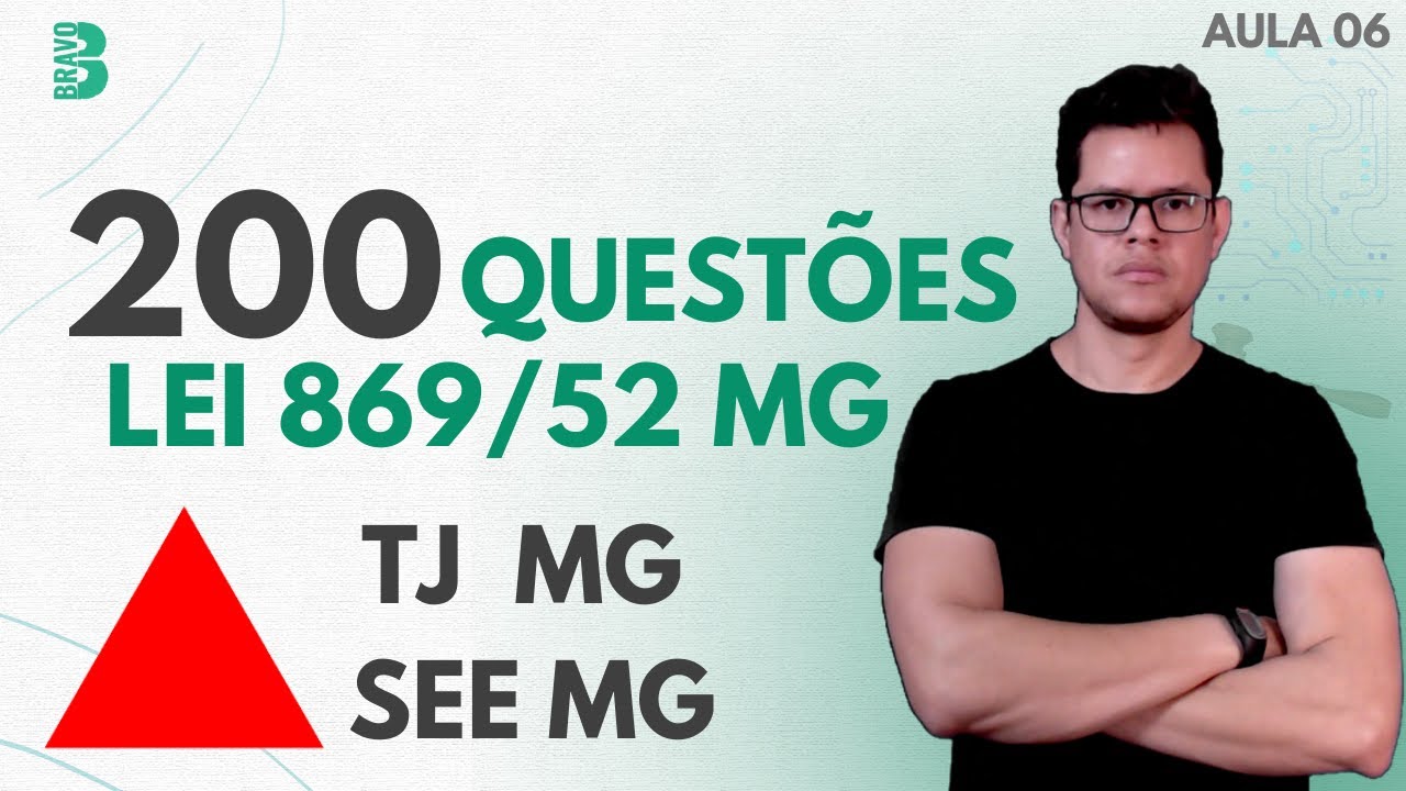 LEI 869/52 | ESTATUTO DO SERVIDOR MG | TJ MG | SEE MG