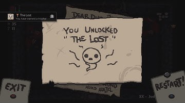 The Binding of Isaac - The Lost Trophy Guide