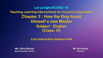 Live Interaction on  PM eVIDYA: Teaching Learning Interventions for Inclusive Classrooms