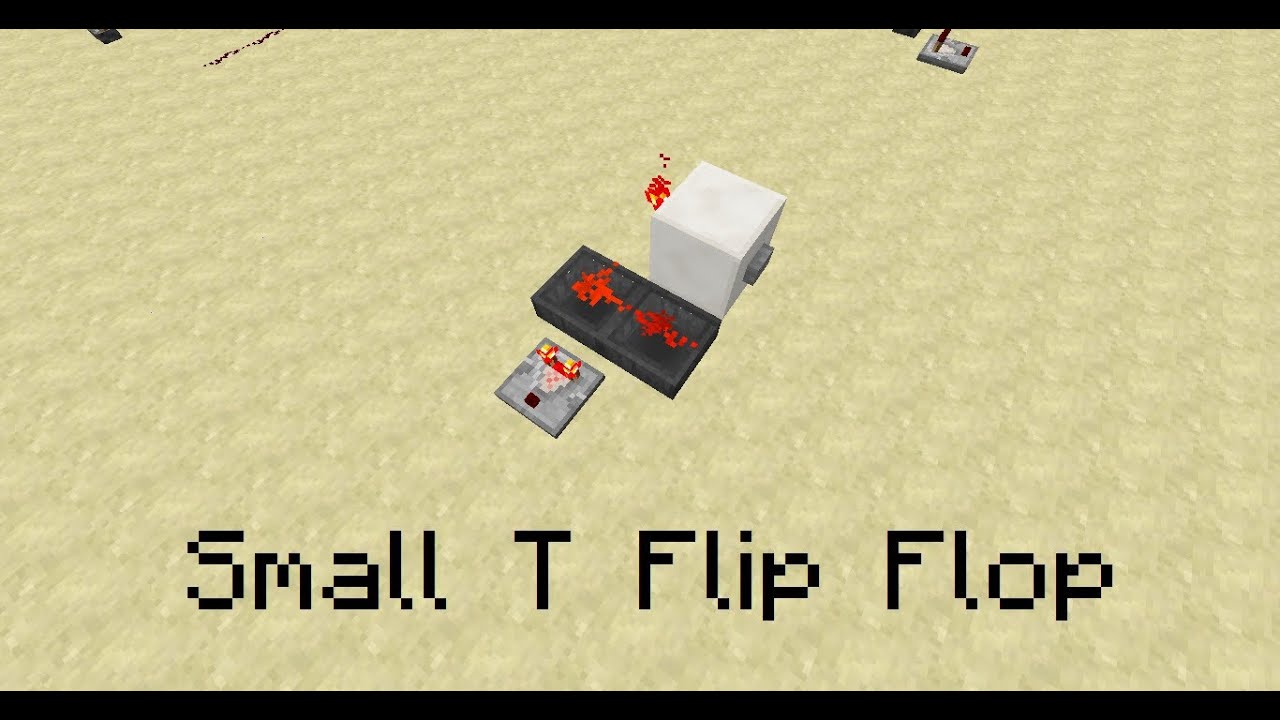 Minecraft Small T Flip Flop