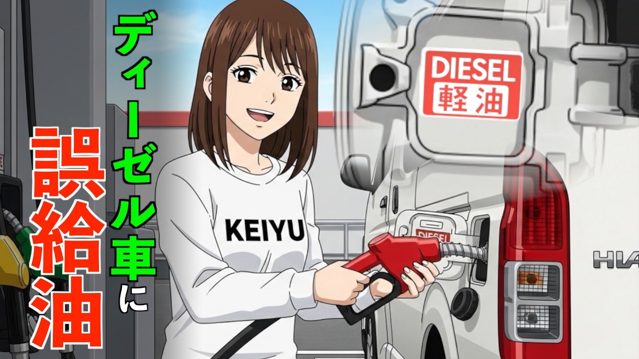AI架空アニメ「頭文字d（ディーゼル車にレギュラー誤給油）」主題歌~色じゃねぇ！文字を見ろ！~