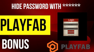 Unity Playfab Tutorial - Login System (Hide password with *******) - Bonus video