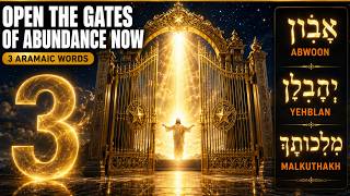 3 Aramaic Words JESUS Left You to Open the Gates of Divine Provision