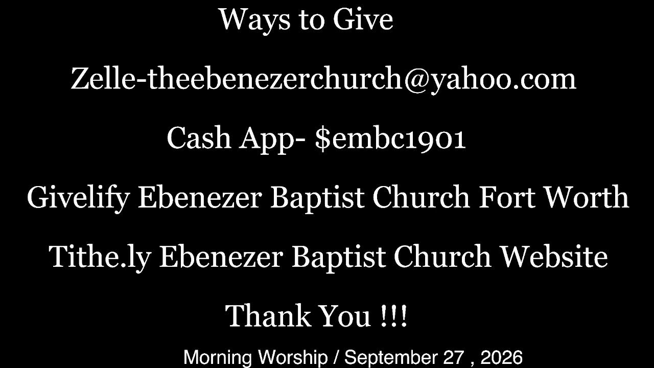 Morning Worship