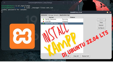 Cara Install XAMPP di linux ubuntu 22.04 LTS | Apache & MariaDB |