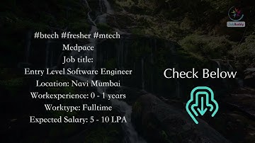 Entry Level Software Engineer (Medpace)
