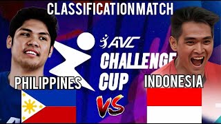 LIVE! PHILIPPINES vs INDONESIA | AVC 2024 MEN'S Volleyball Challenge Live Score