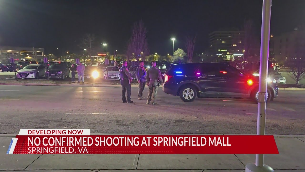 Gun Pulled at Springfield Town Center in Virginia