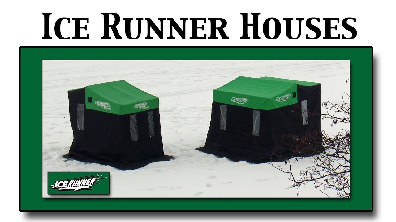 Designing the BEST Two-Person Insulated Ice Fishing Sled House: Ice Runner  Explorer - Ice Runner Fish Houses