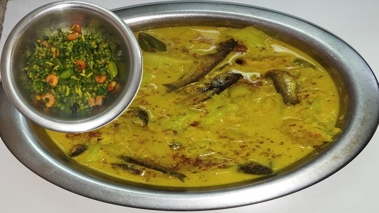 আজকের দুপুরের মেনু পুইশাকের ডিম দিয়ে চিংড়ি মাছ আর ফুলকপি দিয়ে টেংরা মাছ।। Bengali Launch Thali।।