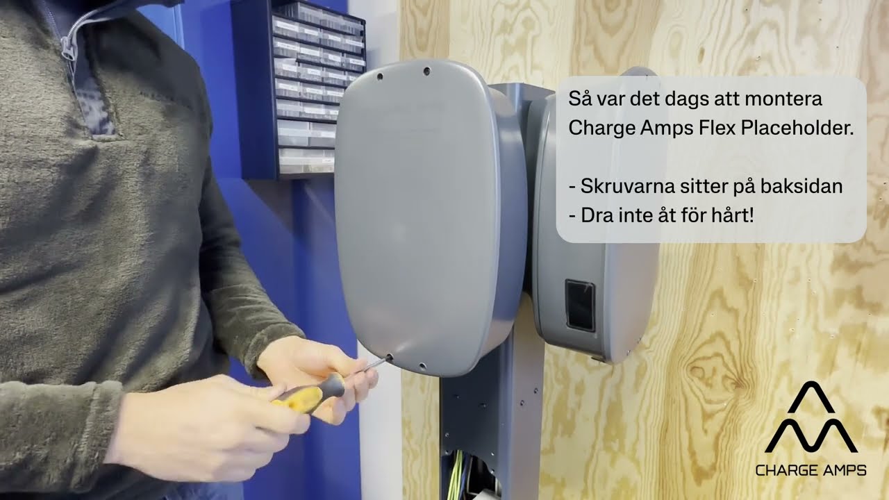 Charge Amps Flex, Ett installationsexempel