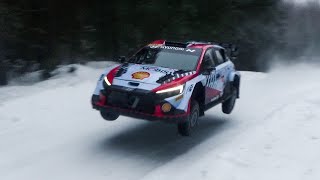 Ott Tänak Pre-Event test | Rally Sweden 2024 | Hyundai i20 N Rally1