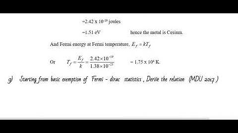 Unit III -Statistical Physics : Important Questions -BSc IV sem