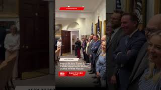 WATCH: Marco Rubio Celebrates 55th Birthday at the White House