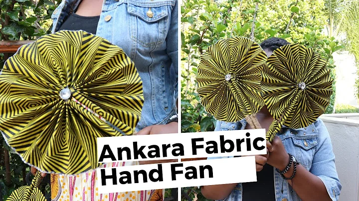 DIY Ankara Fabric Hand fan |Pelumz Secretz