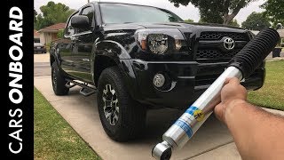 Tacoma Bilstein 5100 front/rear shock install with Toytec Spring's+Add-A-Leaf