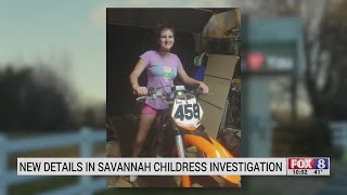 New details emerge in Savannah Childress investigation