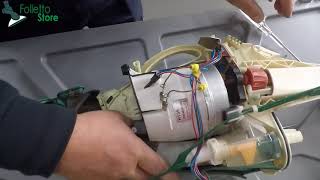 Sostituzione MOTORE Vorwerk Folletto VK 135 136 - Folletto Store - YouTube