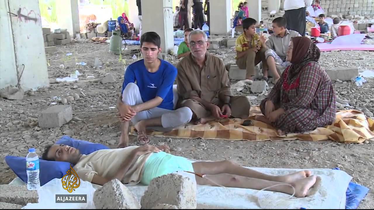 Displaced Iraqis seek refuge in Erbil
