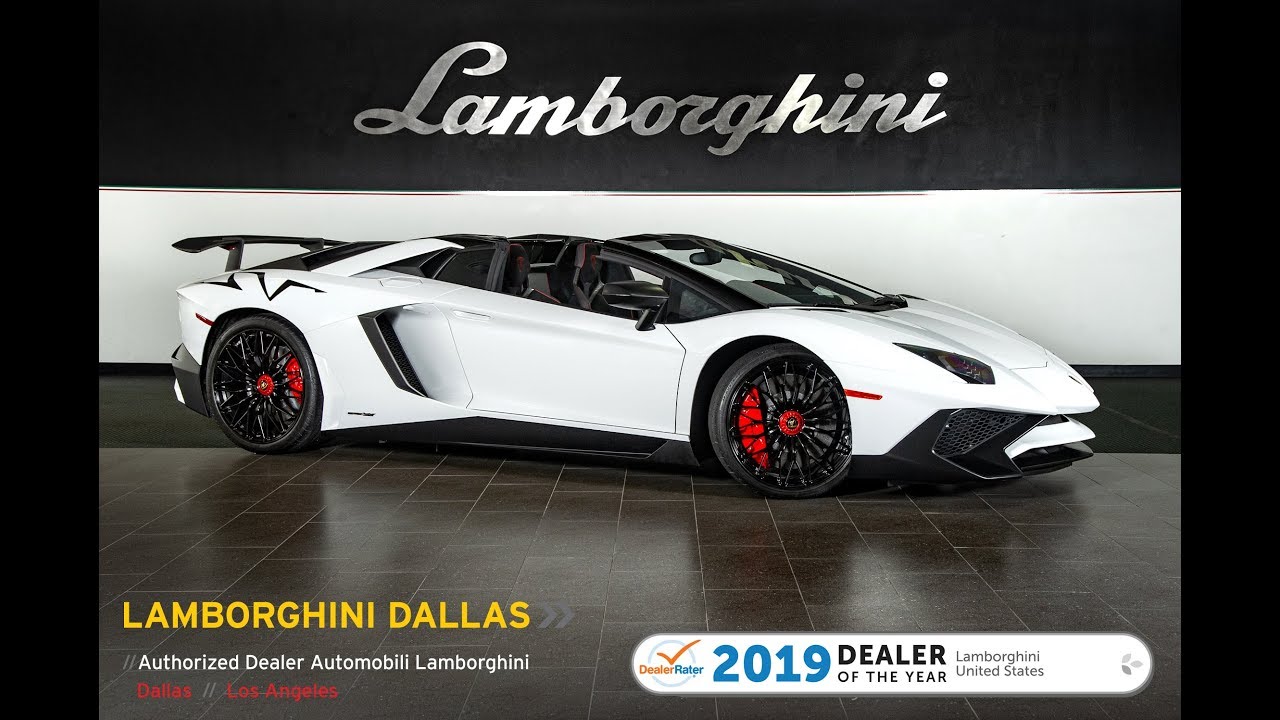 2017 Lamborghini Aventador Lp 750 4 Sv Roadster Bianco Isi Lc579