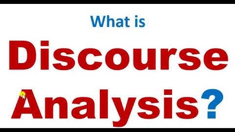 What is Discourse Analysis #TheLiteraryLinguist