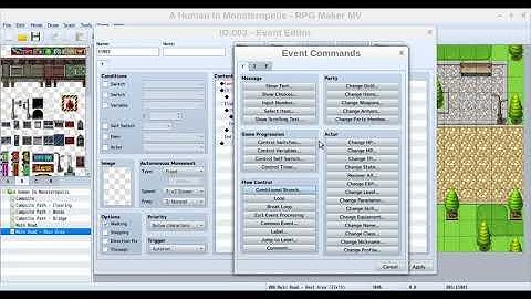 RPG Maker Tutorial Part 029: Conditional Branches And Switches - Making "A Human In Monsteropolis"