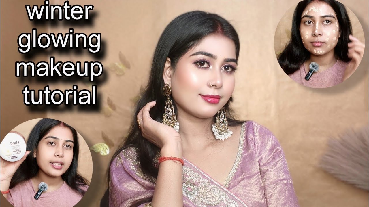 Winter Glowing Wedding Party Makeup Tutorial Step By Step//How To Do ...