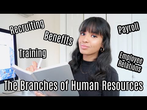 Video: Wat zijn de verschillende takken van human resources?